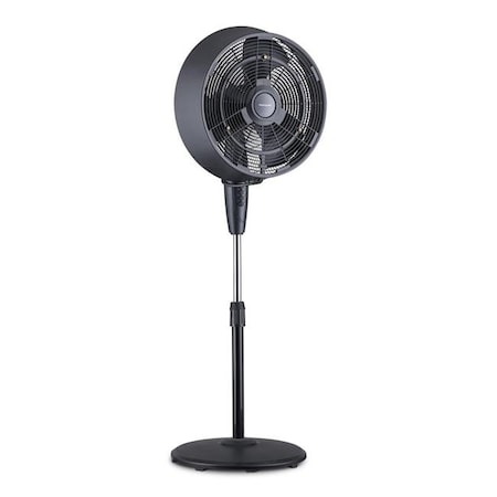 Newaire Newair FMF2K5BK00 500 sq. ft. Frigidaire Outdoor Misting & Pedestal Cools Fan with 3 Fan Speeds & Wide-Angle Oscillation; Black FMF2K5BK00